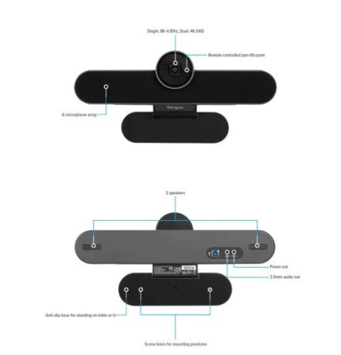 Kamera internetowa All-in-One 4K Video Conference System AEM350EUZ Targus