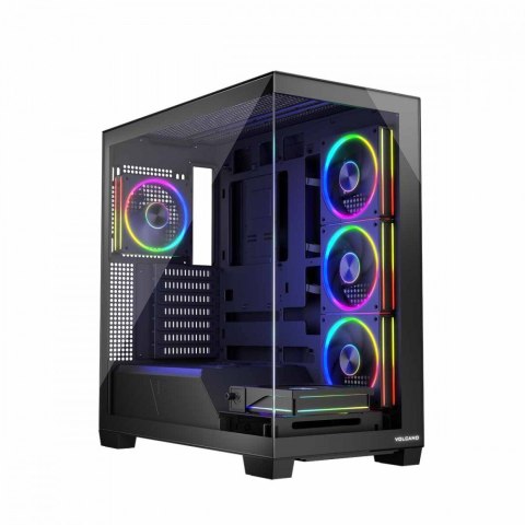 Obudowa PC STELLAR 5F ARGB 10 Czarna MODECOM Obudowa PC STELLAR 5F ARGB 10 Czarna MODECOM