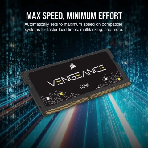 Pamięć DDR4 Vengeance 16GB/3200 (1x16GB) CL22 SODIMM Corsair Pamięć DDR4 Vengeance 16GB/3200 (1x16GB) CL22 SODIMM Corsair