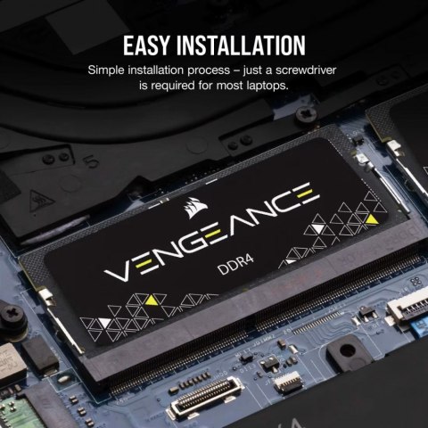 Pamięć DDR4 Vengeance 16GB/3200 (1x16GB) CL22 SODIMM Corsair Pamięć DDR4 Vengeance 16GB/3200 (1x16GB) CL22 SODIMM Corsair