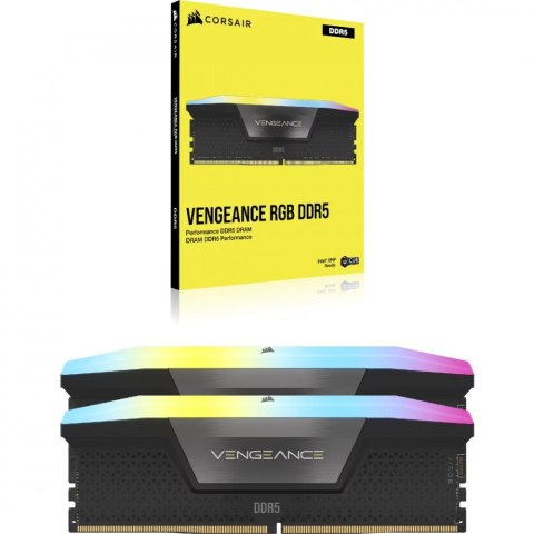 Pamięć DDR5 Vengeance RGB 48GB/6400 (2x48GB) CL36 Corsair Pamięć DDR5 Vengeance RGB 48GB/6400 (2x48GB) CL36 Corsair