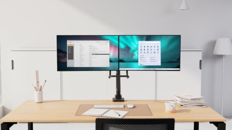 Ramię do monitora podwójne SmartFit Kensington