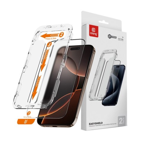 Szkło hartowane EasyShield 2-Pack - iPhone 16 Pro Max (2 sztuki)