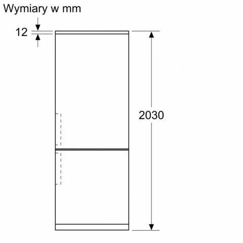 Chlodziarko-zamrażarka 70 cm KGN49OCAF Antracyt Bosch