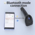 Czytnik kodów kreskowych i QR | 1D 2D | USB | Bluetooth Qoltec