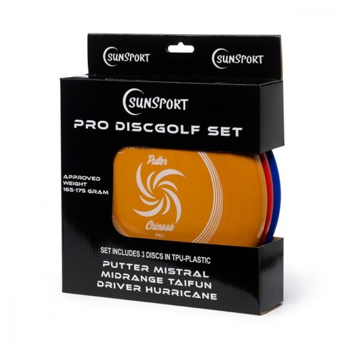Gra DiscGolf set Pro, Putter,Mid Range&Drivet Plastik Tactic