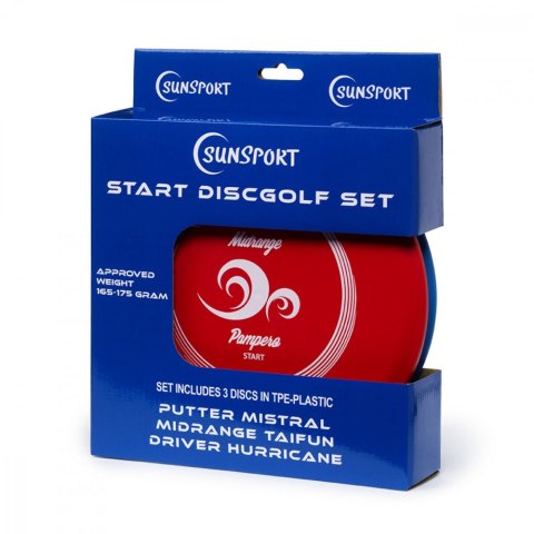 Gra DiscGolf set START, Putter, Mid Range&Drivet Plastik Tactic