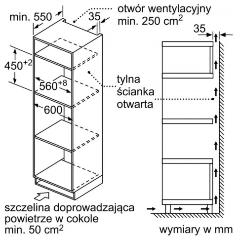 Kuchnia mikrofalowa termoobieg CMA585GB1 Bosch