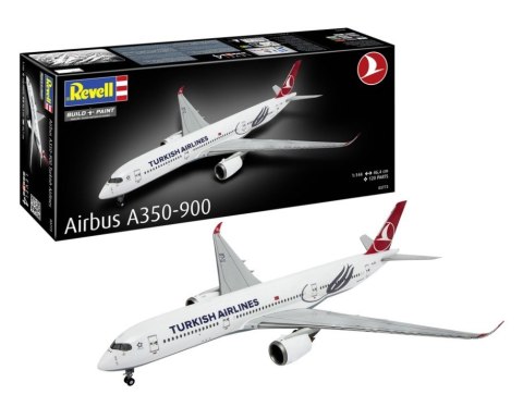 Model plastikowy Samolot Airbus A350-900 Turkish Air 1/144 Revell Model plastikowy Samolot Airbus A350-900 Turkish Air 1/144 Revell