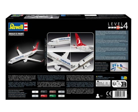 Model plastikowy Samolot Boeing 737-800 Turkish Air 1/144 Revell Model plastikowy Samolot Boeing 737-800 Turkish Air 1/144 Revell