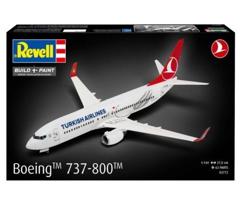 Model plastikowy Samolot Boeing 737-800 Turkish Air 1/144 Revell Model plastikowy Samolot Boeing 737-800 Turkish Air 1/144 Revell