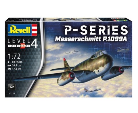 Model plastikowy Samolot Messerschmitt P.1099A-P-SER 1/72 Revell Model plastikowy Samolot Messerschmitt P.1099A-P-SER 1/72 Revell