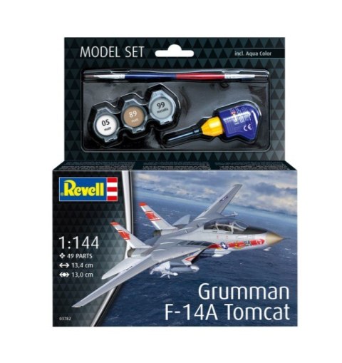 Model plastikowy Set Grumman F-14A Tomcat 1/144 Revell Model plastikowy Set Grumman F-14A Tomcat 1/144 Revell