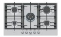 Płyta gazowa PCQ7A5I90 75 cm inox Bosch