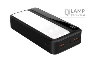 Powerbank P20 LCDPD LAMP 20 000mAh, zintegrowana lampa LED z funkcją latarki