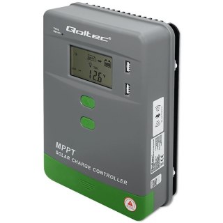Solarny regulator ładowania MPPT z czujnikiem temperatury 30A | 12V/24V | LCD | 2xUSB | Bluetooth | APP | GEL | LiFePO4