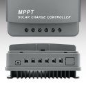 Solarny regulator ładowania MPPT z czujnikiem temperatury 30A | 12V/24V | LCD | 2xUSB | Bluetooth | APP | GEL | LiFePO4 Qoltec
