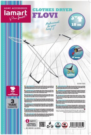 Suszarka uniwersalna FLOVI LT8103 powierzchnia 18 metrów