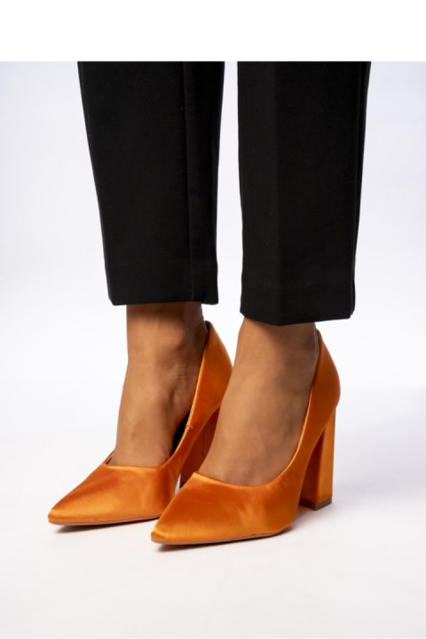 Damskie Czółenka LUMONA ORANGE - Inello Damskie Czółenka LUMONA ORANGE - Inello