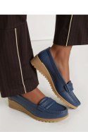 Damskie Mokasyny ALORA DARK BLUE - Inello
