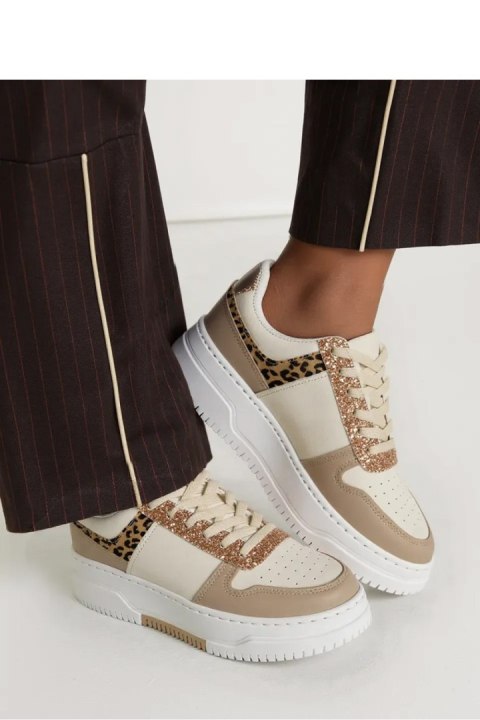 Damskie Sneakersy ASTRYA KHAKI - Inello Damskie Sneakersy ASTRYA KHAKI - Inello