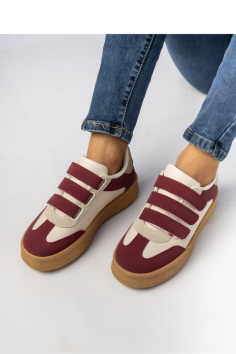 Damskie Sneakersy ? Bordowe AURORA WINE - Inello Damskie Sneakersy ? Bordowe AURORA WINE - Inello