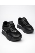 Damskie Sneakersy VELMIA BLACK - Inello