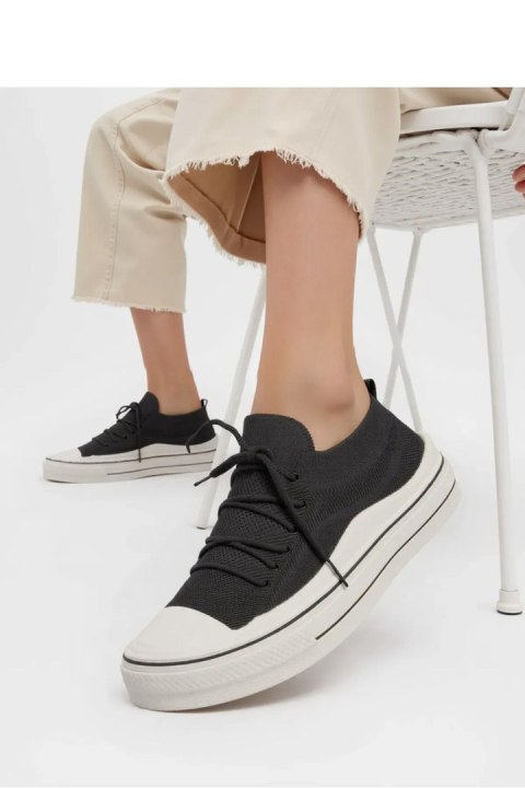 Damskie Sneakersy ZELMA BLACK - Inello Damskie Sneakersy ZELMA BLACK - Inello