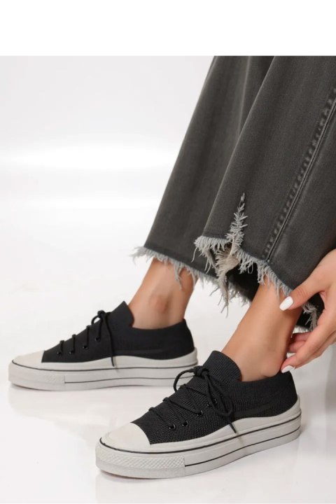 Damskie Sneakersy ZELMA BLACK - Inello Damskie Sneakersy ZELMA BLACK - Inello