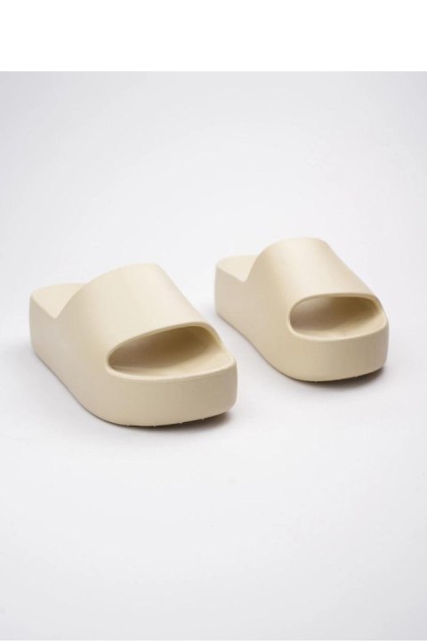 Sandał Klapki Model Plaza LS100TO-1 Beige Khaki) - Inello Sandał Klapki Model Plaza LS100TO-1 Beige Khaki) - Inello