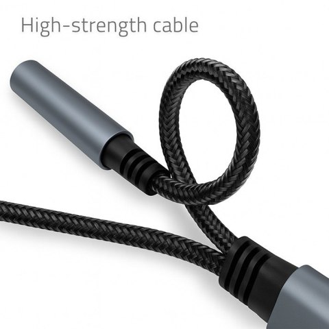Adapter USB-C 2w1 | USB-C | Jack 3.5mm | PD 15W | 10cm Qoltec Adapter USB-C 2w1 | USB-C | Jack 3.5mm | PD 15W | 10cm Qoltec