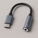 Adapter USB-C | Jack 3.5mm | 10 cm Qoltec