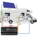 Automatyczna Ładowarka DC-DC 12V z regulatorem MPPT | 25A | LiFePO4 AGM GEL STD Qoltec