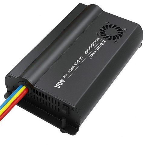 Automatyczna Ładowarka DC-DC 12V z regulatorem MPPT | 40A | LiFePO4 AGM GEL STD Qoltec Automatyczna Ładowarka DC-DC 12V z regulatorem MPPT | 40A | LiFePO4 AGM GEL STD Qoltec