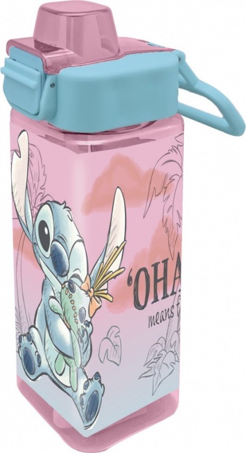 Bidon kwadratowy 500 ml Stitch PP Kids Euroswan Bidon kwadratowy 500 ml Stitch PP Kids Euroswan