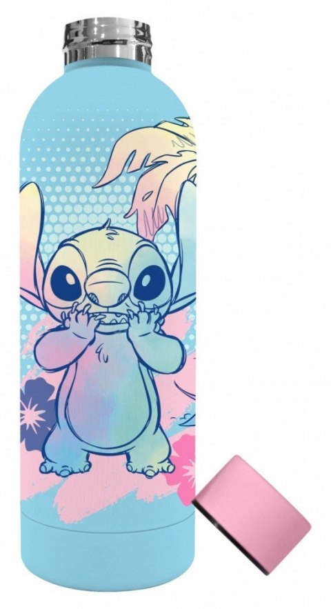 Bidon ze stali nierdzewnej z nadrukiem 3D 500ml Stitch Kids Euroswan Bidon ze stali nierdzewnej z nadrukiem 3D 500ml Stitch Kids Euroswan