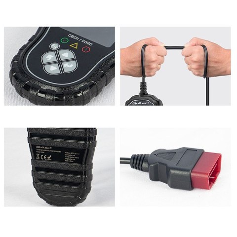 Cyfrowy Tester diagnostyczny ProLine | OBDII EOBD | 8V-25V | DualSystem Qoltec Cyfrowy Tester diagnostyczny ProLine | OBDII EOBD | 8V-25V | DualSystem Qoltec
