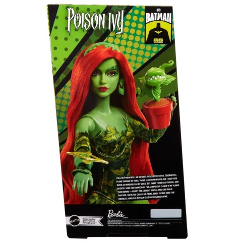 Lalka Barbie Batman Poison Ivy kolekcjonerska Mattel