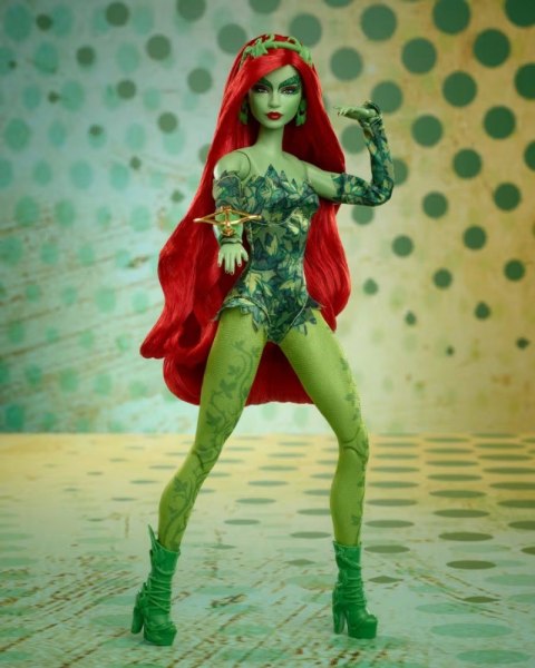 Lalka Barbie Batman Poison Ivy kolekcjonerska Mattel