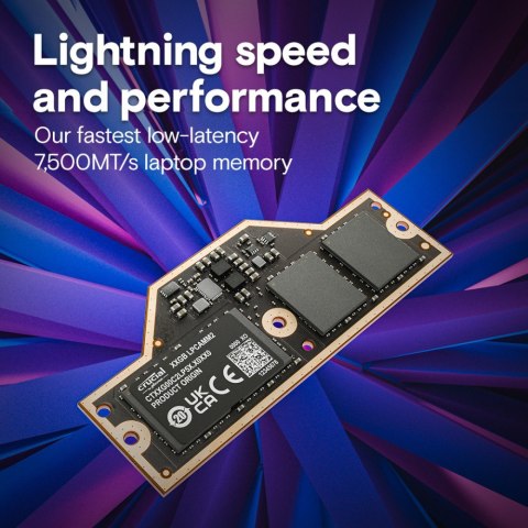 Pamięć do notebooka DDR5 LPCAMM2 64GB/7500 LPDDR5X Crucial Pamięć do notebooka DDR5 LPCAMM2 64GB/7500 LPDDR5X Crucial