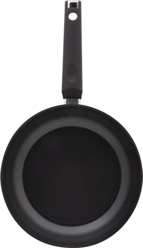 Patelnia aluminiowa z powłoką non-stick LP1002 MARCHE 24cm czarna Lamart