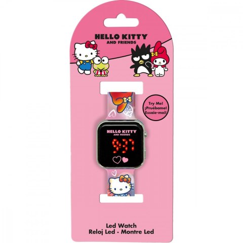 Zegarek LED z kalendarzem Hello Kitty Kids Euroswan Zegarek LED z kalendarzem Hello Kitty Kids Euroswan