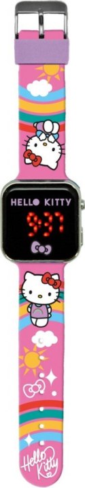 Zegarek LED z kalendarzem Hello Kitty Kids Euroswan