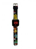 Zegarek LED z kalendarzem Pokemon Kids Euroswan