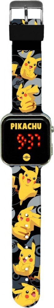 Zegarek LED z kalendarzem Pokemon Kids Euroswan Zegarek LED z kalendarzem Pokemon Kids Euroswan