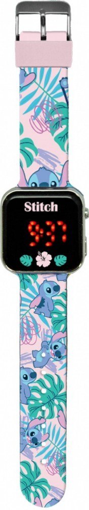 Zegarek LED z kalendarzem Stitch Kids Euroswan Zegarek LED z kalendarzem Stitch Kids Euroswan