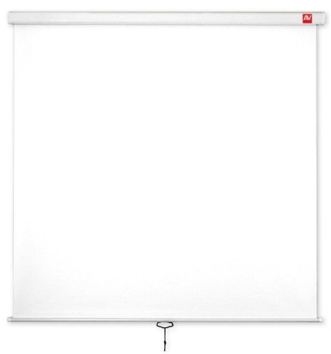 Ekran ścienny ręczny Wall Standard 175 (1:1, 175x175cm, powierzchnia biała, matowa) Avtek