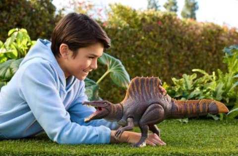 Figurka Jurassic World Dinozaur Podwójny atak Spinozaur Mattel