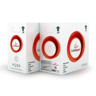Kabel UTP KAT 6 drut AWG24 305m szary Gembird