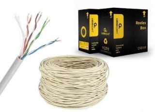 Kabel UTP drut kat. 5e (CCA) 305m szary Gembird